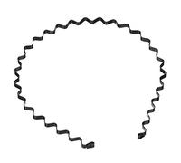 Unisex Black Spring Wave Metal Hoop Hair Band, Men`S Head Band Accessory 1 Pc Service, M, other gemstones