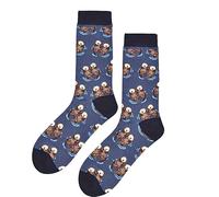 Unisex Blue Otters Of The Sea Novelty Socks One Size UK 6-10 EU 40-45