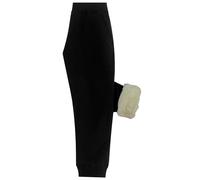 Unisex Boys Girls Fleece Jogging Bottoms Trousers Thermal Warm Elastic Waist Casual Sweat Pants Classic Fleece Youth Sports Tracksuit Athletic Outwear Black 5-6 Years