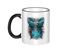 Unisex Breaking Rock Band Benjamin Ceramic Coffee Mug 330ML Tea Cup Colorful Premium Cup for Men and Women at Home Office Travel or on Birthday Occasions