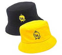 Unisex Bucket Hat BKJJ Reversible Sun Hat Fisherman Cap Women Bucket Hat Summer Double Fisherman's Hat for Beach Travel Outdoor Sports 2PCS