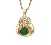 unisex Buddha Pendant Amulet Maitreya Necklace gifts