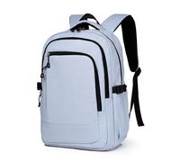 Unisex Business Backpack, Lightweight School Bag, Hidden Pocket Design Computer Bag, Suitable for Business Travel, Work Meeting Carry (Blue,32 x 14 x 45 cm / 12.5 x 5.5 x 17.7 in)