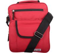 Unisex Canvas Style Multi-Functional Shoulder Cross Body Small Messenger Travel Work Utility Bag - Red