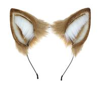 Unisex Cartoon Cute Headband Dog Ears Shape Hair Hoop Plush Party Headpiece Hair Band Party Cosplay Costume Props Cute Headbands For Women Headbands For Women Washing Face Girls Teens Washing Face Dog