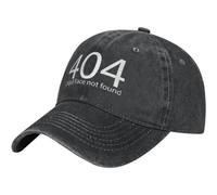 Unisex Casual Hat, Error 404 Face Not Found Ball Cap Quick Dry,Personalised Trucker Caps Plain Hat for Tennis Outdoor Travel