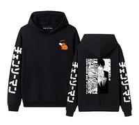 Unisex Chainsaw Man Hoodie Personality Anime Harajuku Sweatshirt Oversized Pocket Fashion Pullover Hayakawa Aki Sweatshirt Black