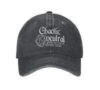 Unisex Chaotic Neutral, Might Save Your Life, Might Steal Your Wife Men Women Baseball Caps Distressed Denim Washed Hats Birthday