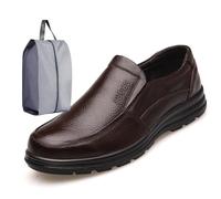 Unisex Chef Shoes Non-Slip Kitchen Shoes for Men & Women, Oil-Proof Safety Boots, Lightweight & Comfortable, Wear-Resistant Work Shoes for Crews, Catering & Restaurant Staff(Brown 1,7 UK)
