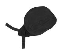 Unisex Chef's Bandana Skull Hat Waiter Work Cap Elastic Canvas Skull Cap Catering Baker Attendant Kitchen Restaurant Cook Headwear Sports Headwear Black #1