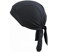 Unisex Chef's Bandana Skull Hat Waiter Work Cap Elastic Canvas Skull Cap Catering Baker Attendant Kitchen Restaurant Cook Headwear Sports Headwear Black #2