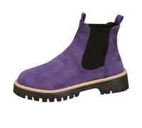 Unisex Chelsea Boots, Canvas Upper with Rubber Sole, Elastic Side Panels, Flat Heel 4.5cm, Multiple Colors, Casual Outdoor Fashion