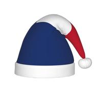 Unisex Christmas Hat Dutch Flag Print Santa Hat for Christmas New Year Festive Party