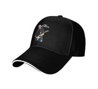 Unisex Clapton Singer Eric Baseball Cap Casual Sandwich-Style Breathable Sun Hat Summer hat Adjustable Size dad hat for Running Workouts and Outdoor Activities