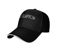 Unisex Clapton Singer Eric Baseball Cap Casual Sandwich-Style Breathable Sun Hat Summer hat Adjustable Size dad hat for Running Workouts and Outdoor Activities