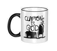 Unisex Clapton Singer Eric Ceramic Coffee Mug 330ML Tea Cup Colorful Premium Cup for Men and Women at Home Office Travel or on Birthday Occasions
