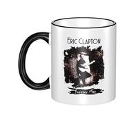 Unisex Clapton Singer Eric Ceramic Coffee Mug 330ML Tea Cup Colorful Premium Cup for Men and Women at Home Office Travel or on Birthday Occasions