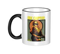 Unisex Clapton Singer Eric Ceramic Coffee Mug 330ML Tea Cup Colorful Premium Cup for Men and Women at Home Office Travel or on Birthday Occasions