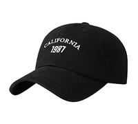 Unisex Classic Low Profile Cotton Baseball Cap Embroidery Labeling Letter Soft Unconstructed Adjustable Size Dad Hat Unchained Hat (Black, One Size)