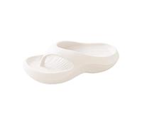 Unisex Cloud Flip Flops Platform Orthotic Cushion Arch Support Casual Slippers Women Outdoor Solid Colour Walking Slides Men Lightweight Lounge Non-Slip Strappy Sandals Shoes Spring (White, 4)