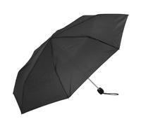 Unisex Compact Black Umbrella for Ladies Womens and Men Walking Brollys Manual Opening Mini Umbrella