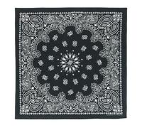 Unisex Cotton Giant-Danna 35 Inch Large Bandana, Black