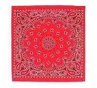 Unisex Cotton Giant-Danna 35 Inch Large Bandana, Red