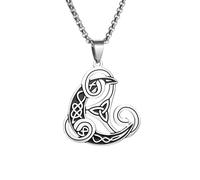 unisex Creative Irish Kettle Moon Necklace Pendant Couples Give Each Other Romantic Commemorative Gifts