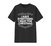 Unisex Crew Neck Graphic Print Soft Fabric Casual Cut Comfortable Everyday Wear, black, L