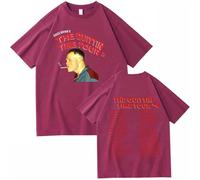 Unisex Crew Neck T-Shirt Singer Zach Bryan Concert Print Shirt Cotton Short-Sleeved Street Hip-hop Sweatshirt for Men and Women XS-3XL-Red||3X_l