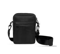 Unisex Crossbody Shoulder Bag, Waterproof Men's Small Side Casual Handbag, Messenger with Zipper & Adjustable Strap,Cordura, Black, Crossbody Shoulder Bag