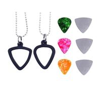 Unisex Customizable Guitarists Necklace Music Lover Guitar Pick Necklace For Concerts And Personality Gift Adjustable Guitar Pick
