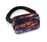 Unisex Cute Mini Zipper Everywhere Belt Bag with Adjustable Strap | Mechanical Unicorn Fanny Pack Fashion Waist Pack Minimalist Small Crossbody Bag for Men Women Travel Hiking