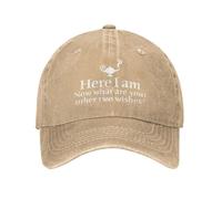 Unisex Cycling Caps Here I Am What are Your Other 2 Wishes Hip Hop Hats Classic Sport Caps for Boys Activities Golf