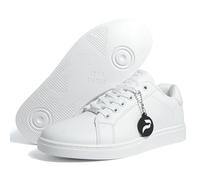 Unisex Dance Sneakers Spin Sole Comfortable Men's and Women's White Dance Shoes for Latin Dancing Bachata Salsa Line Dancing Swing Shuffling Hip Hop