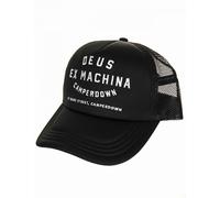 Unisex Deus Ex Machina Milan Address Trucker Hat - Black