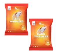Unisex Disposable Hand Warmers, Up to 10 Hours Heat Instant Fast Heating Packs for Men & Women Portable Pocket Size, Ideal for Sports, Camping, Hiking, Travel, Skiing, Cold Weather (40 Pack)