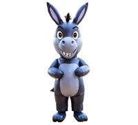 Unisex Donkey Inflatable Costume Adult Funny Halloween Deluxe Blow Up Costume (Blue, One Size)