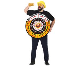 Unisex Drink Dartboard Costume Drinking Game Festival Fancy Dress Outfit