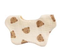Unisex Drool Bibs, Soft Pure Cotton Dribble Bibs for All-Seasons, Bright Colors, Good Water Absorption, Kids Nursing Supplies for Boys and Girls