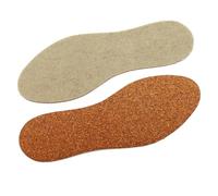 Unisex ECO Cork & Cotton Insoles Anti-Sweat Inserts Shoes Sport Shoe Boots (UK 11 - EU 46)