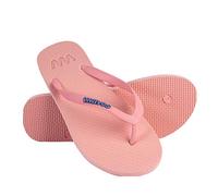 Unisex Eco Friendly 100% Natural Rubber Flip Flops… (Pink, 8)