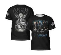 Unisex Enemy Death Metal Band T-Shirts Crewneck Tees Short Sleeve Cool Regular Fit, Fashionable Prints, Ideal Summer Casual Tops, S to 3XL