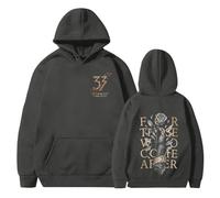 Unisex Expedition 33 Merch Clair Obscur Expedition 33 Game Hoodie Printed Plus Size Sweatshirt for Man Game Fans 03-Dark Gray L