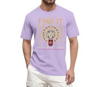 Unisex Expedition 33 Merch Clair Obscur Expedition 33 Game Shirt Two Sided Printed Plus Size Top for Man Game Fans 01-Purple XL