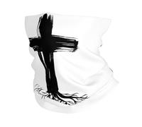 Unisex Face Shield,Rooted in Christ Faith Religious Jesus,Headscarf Anitdust Face Cover for Yoga Climbing Running 26X30cm