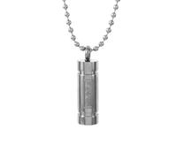 unisex Fashion Simple Creative Cylinder Can Hold Scripture Amulet Open Pendant Necklace Men Women Jewelry Accessories Jewelry Accessories