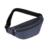 Unisex Fashion Waist Bag Small Fanny Pack Fashionable Lightweight Portable Multi-Functional Messenger for Outdoor Travel Sports(Blue)