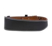 Unisex Faux Leather Weight Lifting Belt Double Prong Power Waistband Gym Bodybuilding Workout Lower Back Lumbar