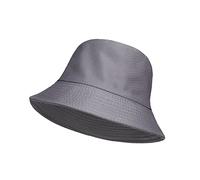 Unisex Fisherman Summer Festival Union Jack UK Flag Cotton Bucket Hat (One Size, Grey)